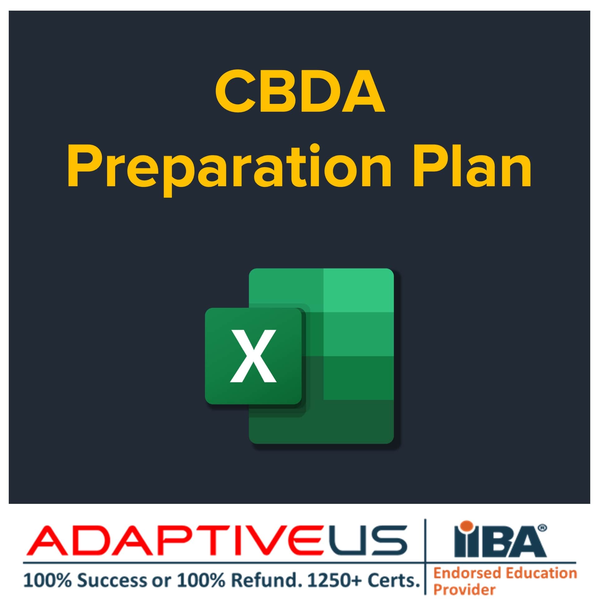 CBDA Prep Plan